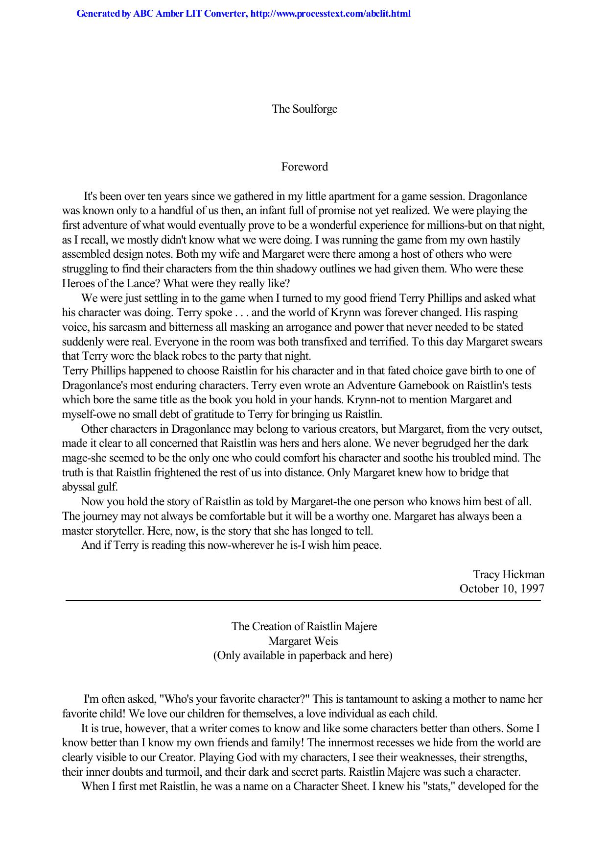 The SoulForge