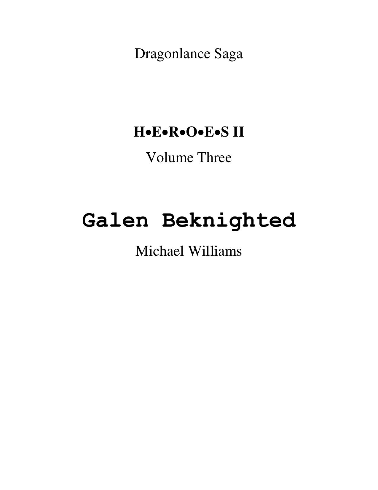 Galen Beknighted